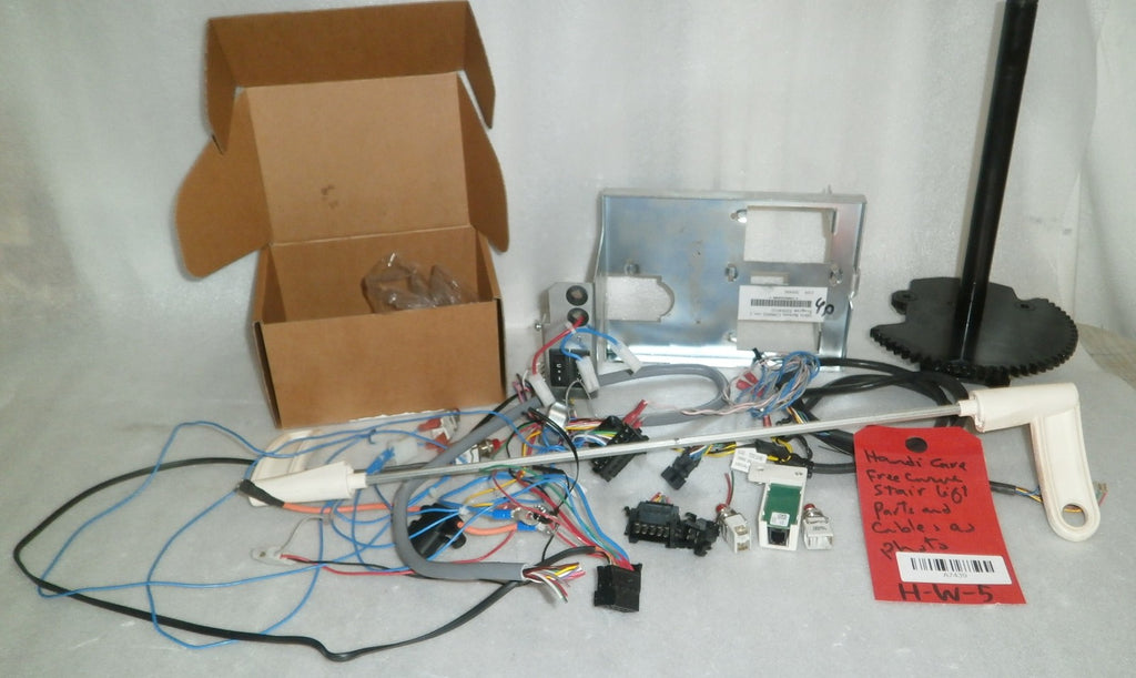 HANDICARE FREE CURVE STAIR LIFT ORIGINAL PARTS AND CABLES AS PHOTO GOOD
