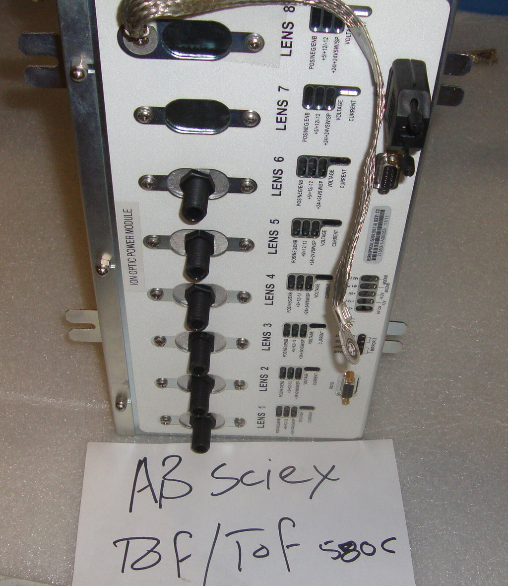 AB SCIEX TOF-TOF 5800 ION OPTIC POWER MODULE RSB10PNX3515 REV C3 WITH CABLE
