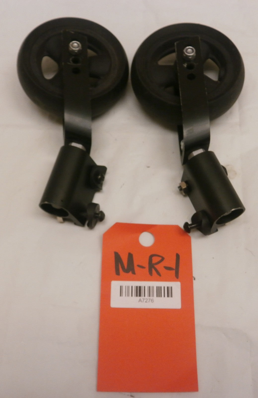 CATALYST WHEELCHAIR FORKS WITH CASTERS 5 INCH VERY GOOD CONDITION WITH BOLTS