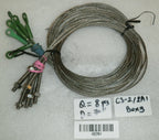 Lot of 8 pcs Thermocouple Wires with D: 70'' from ASP STERRAD 100S STERILIZER