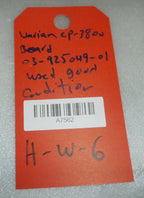 VARIAN CP-3800 BOARD 03-925049-01 USED GOOD CONDITION
