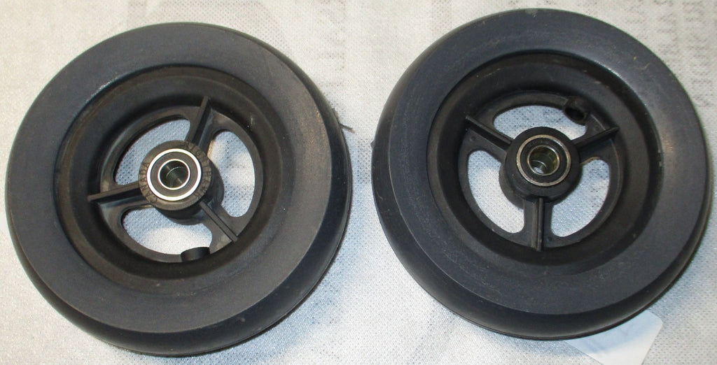 Set of TWO 5.5 X 1.5 WHEELCHAIR CASTERS WHEELS NEW CONDITION
