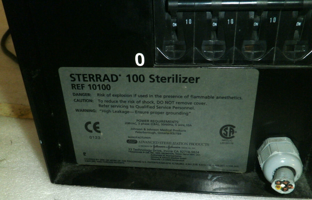 ASP Sterrad 100S Sterilizer 02-02270-0-001 Main Power Supply Enclosure Assembly