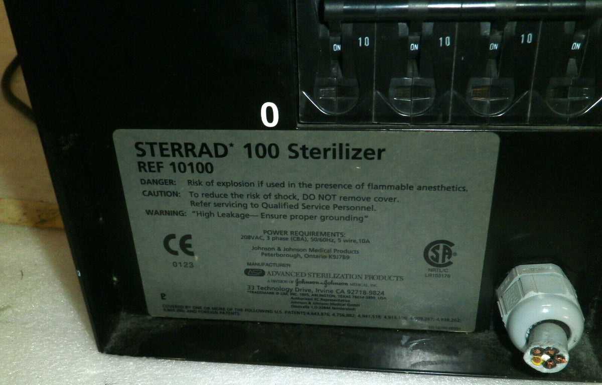 ASP Sterrad 100S Sterilizer 02-02270-0-001 Main Power Supply Enclosure Assembly