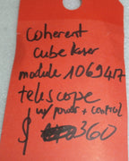 COHERENT CUBE 1069417 AH 640 nm Laser w/ Power Supply