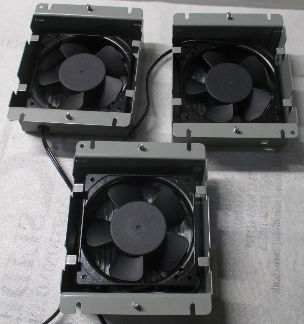 3 OF MECHATRONICS UF12A12 15V 5060HZ 12WATT ALUMINUM FRAME COOLING FAN U3S USED