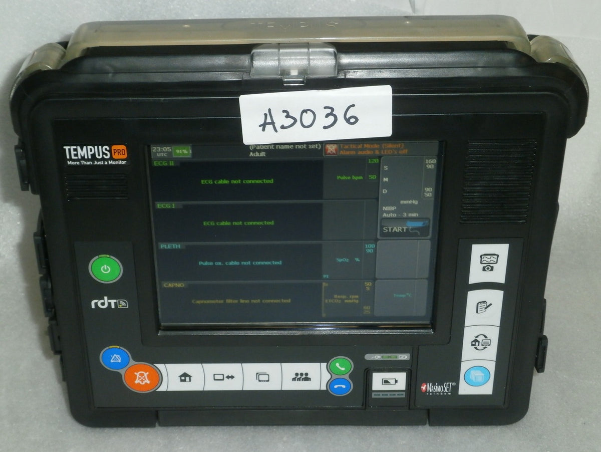 RDT Philips Tempus Pro TempusPro Monitor w/ Battery and Power Supply