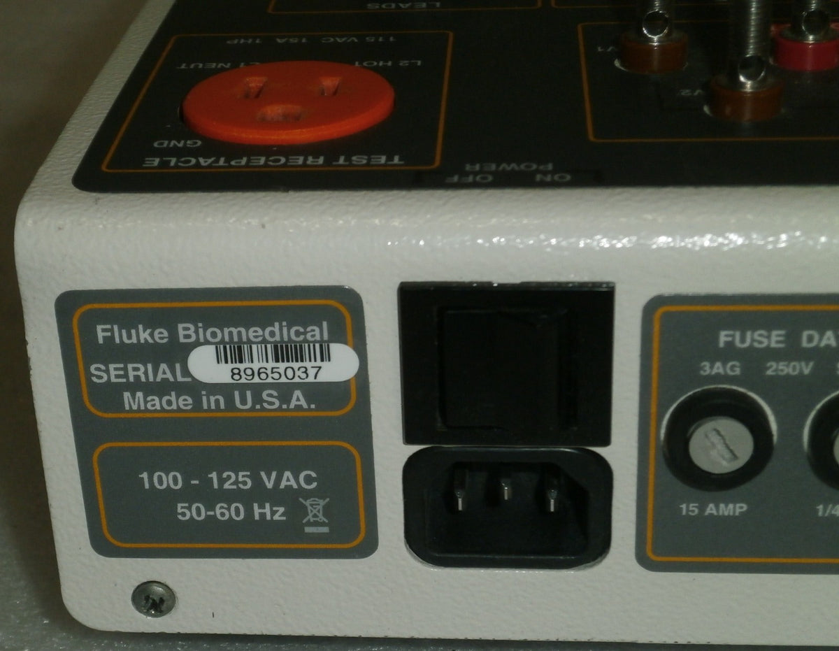 FLUKE BIOMEDICAL 232D SAFETY/ECG ANALYZER