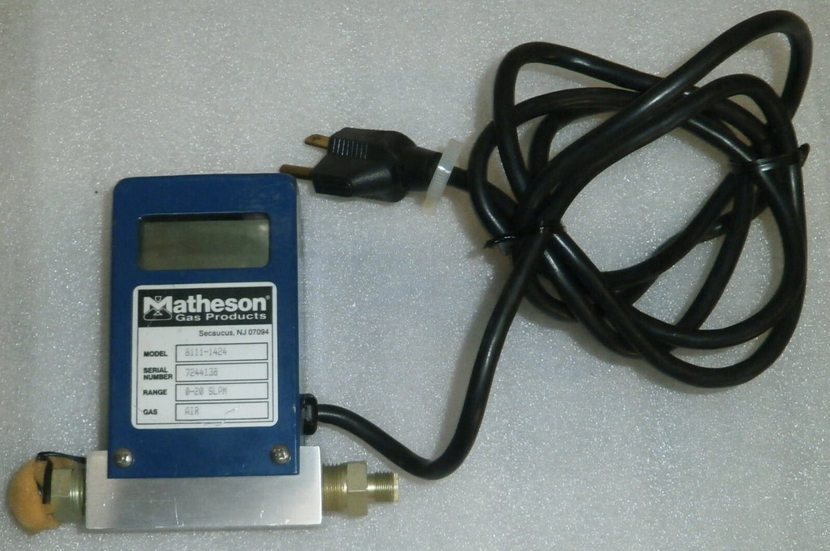 Matheson Self-Contained Model 8111-1424 Mass Flowmeter