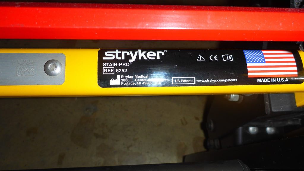 Stryker 6252 Evacuation Chair Stair Pro with Options (Year 2019) (no Tariffs)