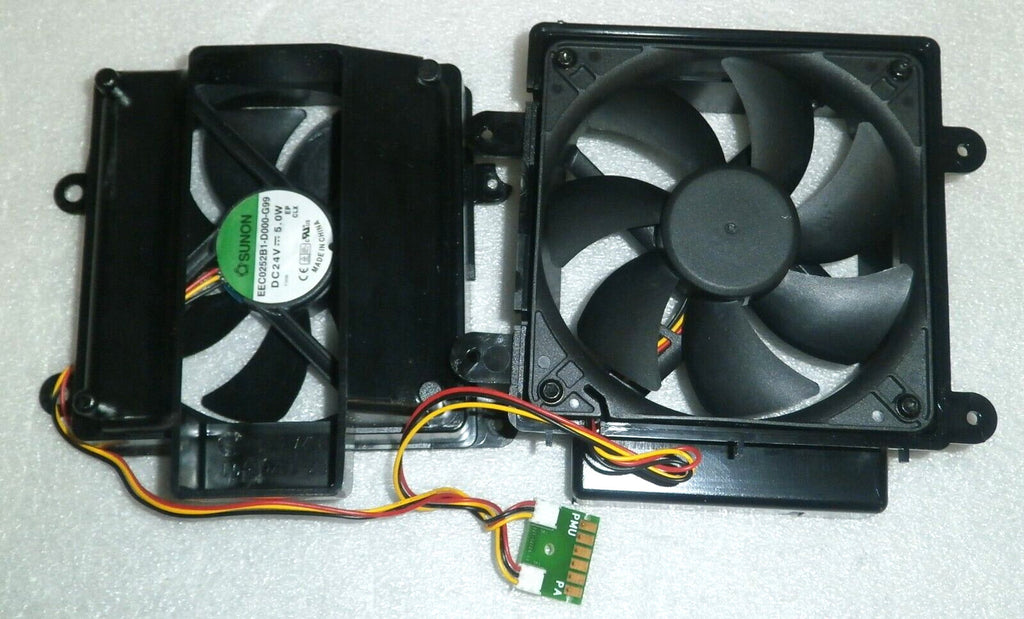 SET OF 2 FANS SUNON EEC0252B1-D000-G99 DC24V 5W WITH BOARD