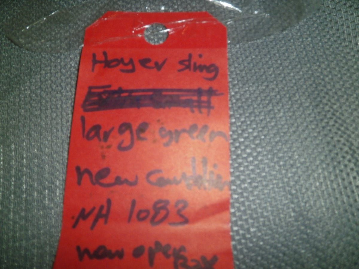 HOYER FULL BACK SLING LARGE GREEN SIZE 2024 VERY GOOD CONDITION