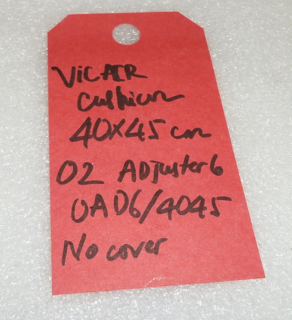 VICAIR WHEELCHAIR CUSHION 16 X 18 X 2.5 INCH (No cover)