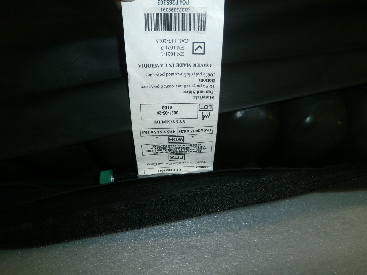 ROHO Wheelchair Cushion QS1110C Size 20.25x19.5" W/Cover and Pump Good Condition