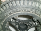 LOT OF 2 QUANTUM QM-710 PRIMO POWERTRAX WHEELS 3.00-8 SOLID VERY GOOD CONDITION