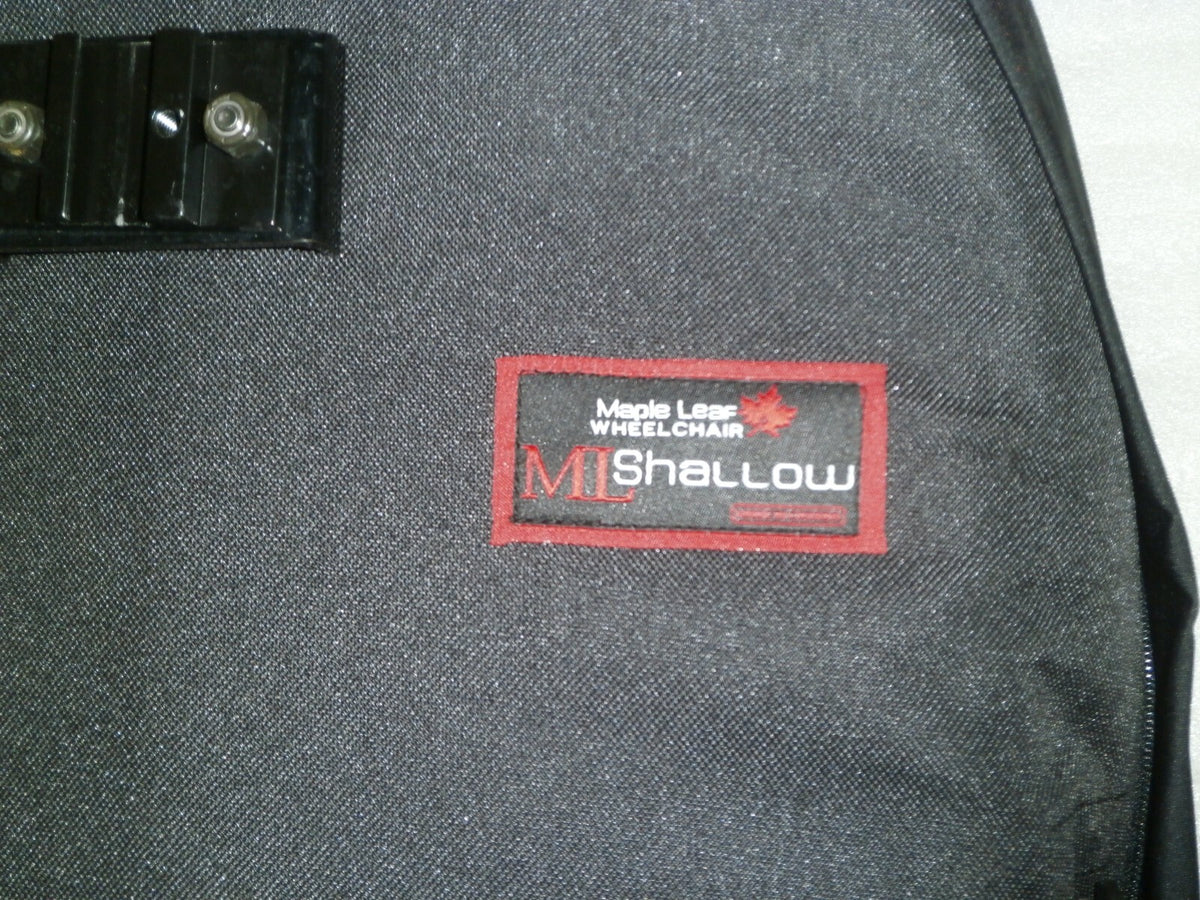 MAPLE LEAF ML SHALLOW WHEELCHAIR BACK SIZE 17" MPL-MLSST-1820 VERY GOOD STATUS