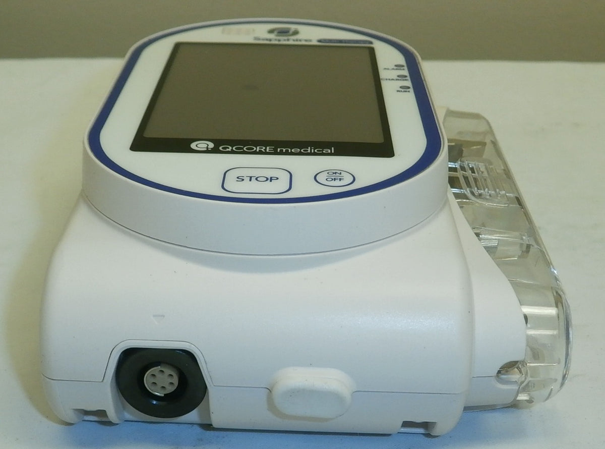 QCORE Sapphire multi therapy pump (has bad battery) (has minor screen bubble)