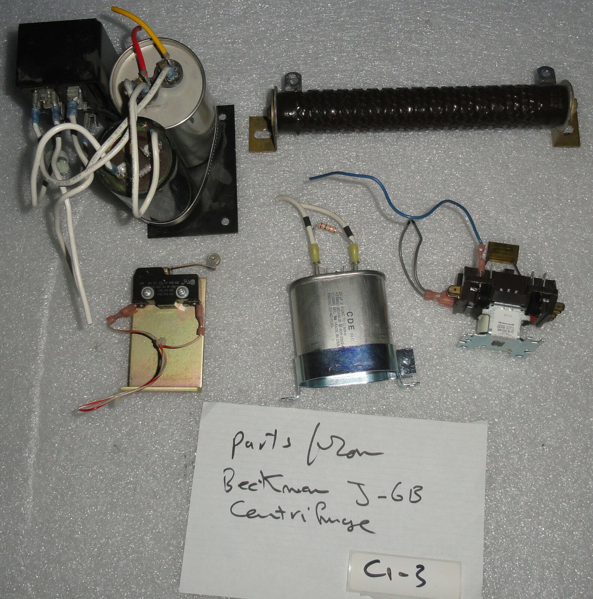 BECKMAN J-6B CENTRIFUGE PARTS