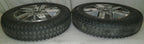 LOT OF 2 PRIMO POWERTRAX WHEELS 3.00-8 SOLID FAIR CONDITION