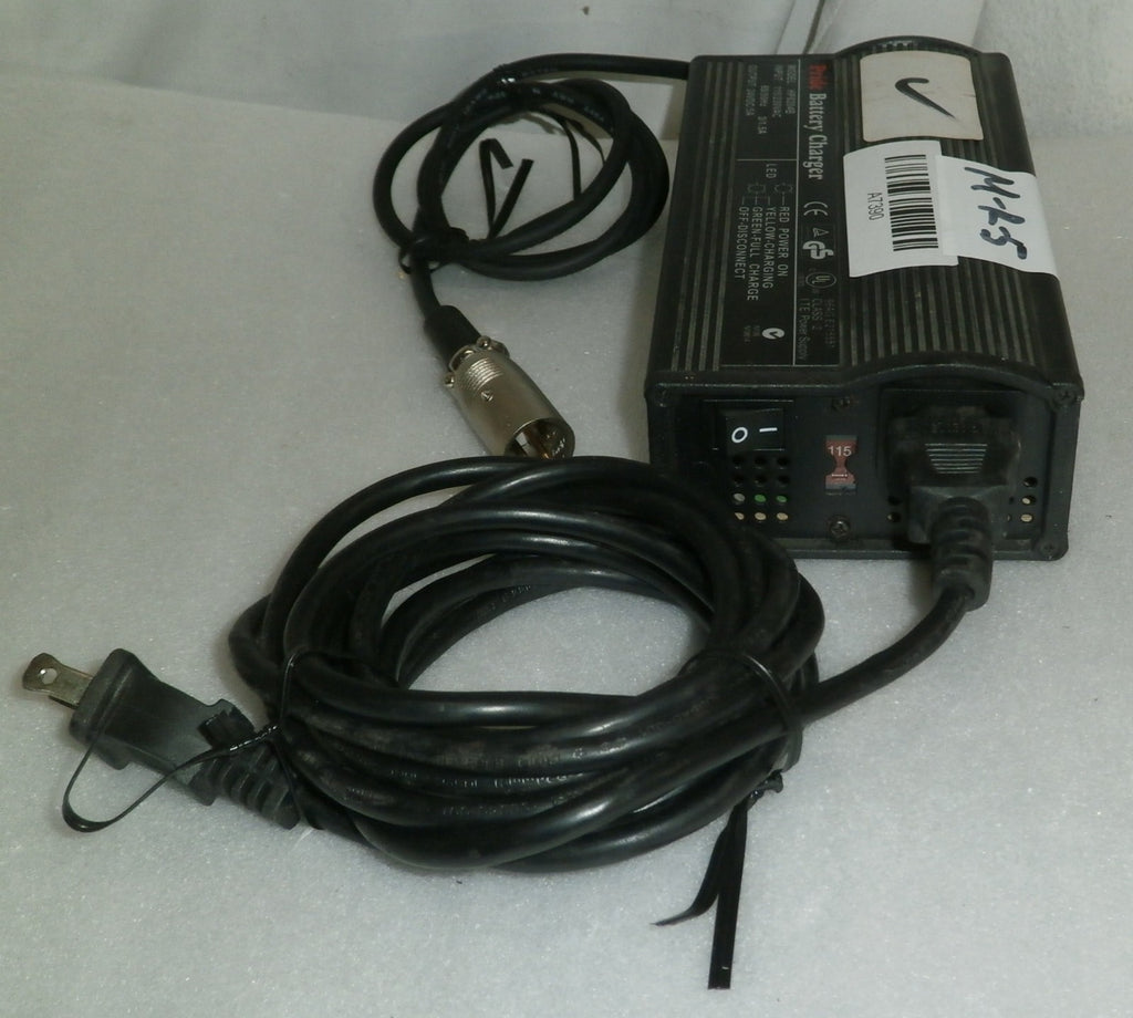 PRIDE WHEELCHAIR BATTERY CHARGER 24VOLT MODEL HP8204B VERY GOOD WORKING CO