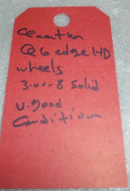 QUANTUM Q6 EDGE HD WHEELCHAIR WHEELS 3.00-8 SOLID GOOD CONDITION