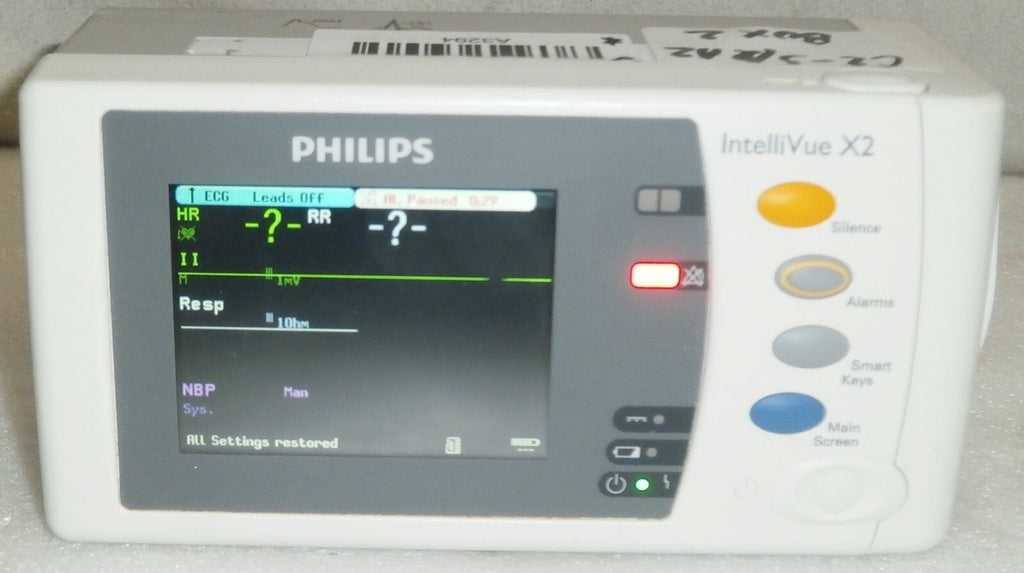Philips IntelliVue Intelli Vue X2 Vital Sign Patient Monitor M3002A Rev J