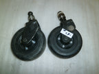 SET OF 2 FRONT WHEELS FOR INVACARE TDX-SPII WHEELCHAIR W/ BEARINGS NEW REPLACE
