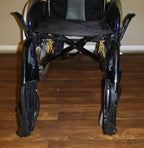 15" INVACARE ATO MYON FOLDING WHEELCHAIR 19HM009003 WITH SINGLE HAND DRIVE