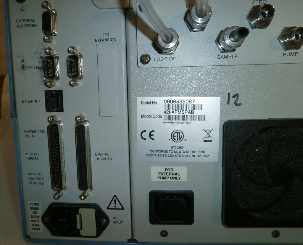 THERMO SCIENTIFIC 42i NO-NO2-NOx Gas ANALYZER