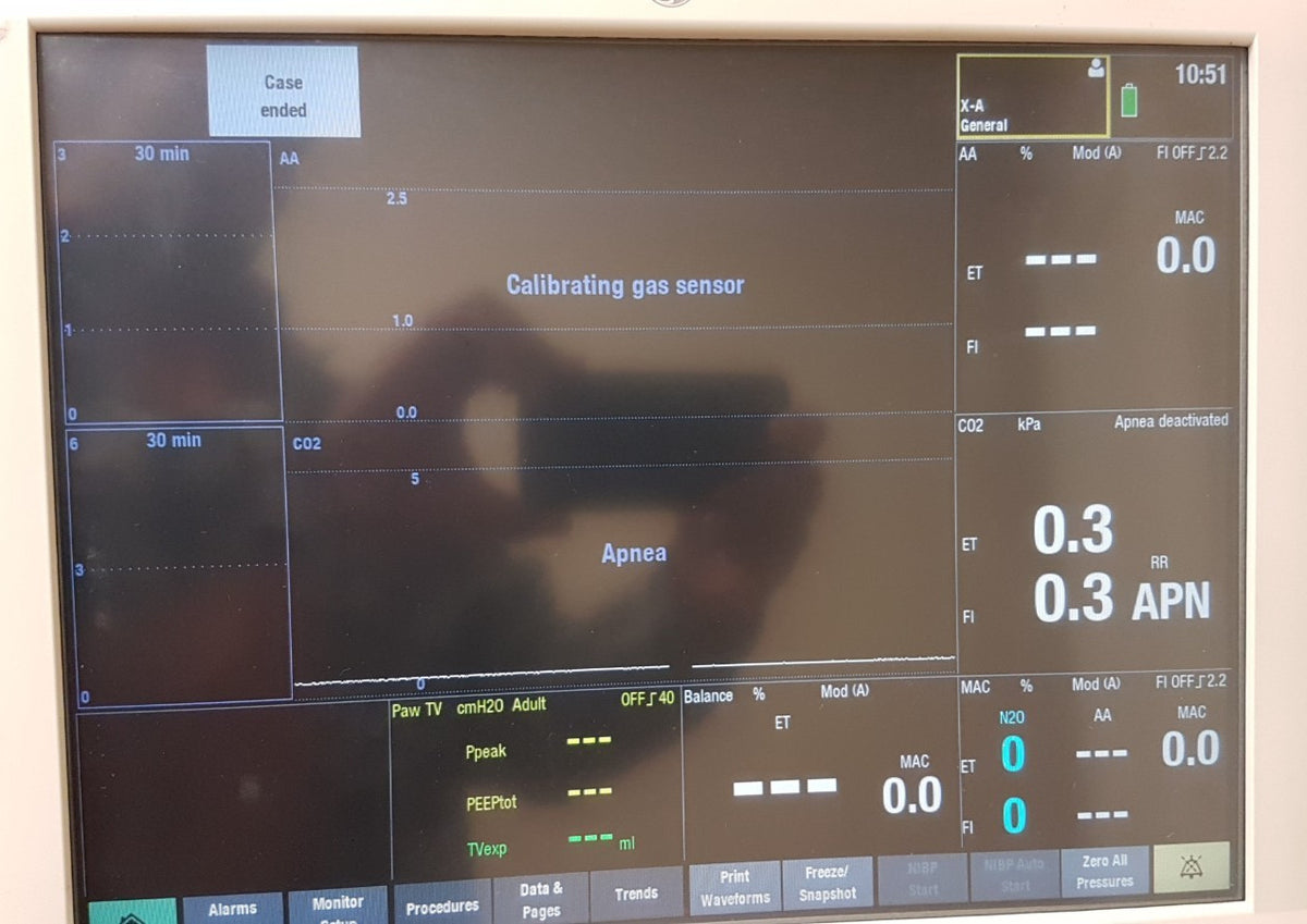 GE E-CAIOV-00 Anesthesia w/ Spirometry Gas Module