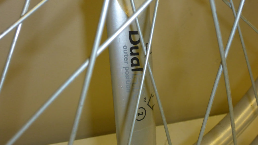 LOT OF TWO-ONE HAND DRIVE WHEELS 24 INCH FOR MYON WHEELCHAIR USED GOOD CONDITION