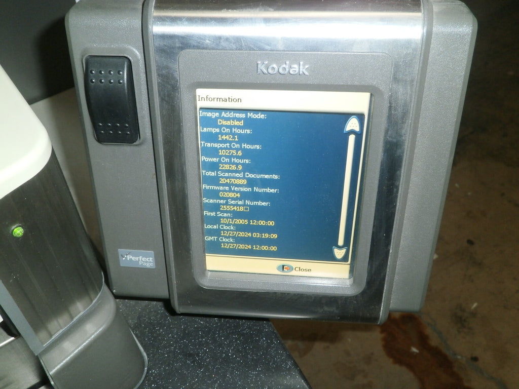 Kodak i1860 Commercial High-Speed Scanner Well Maintained Works Excellent