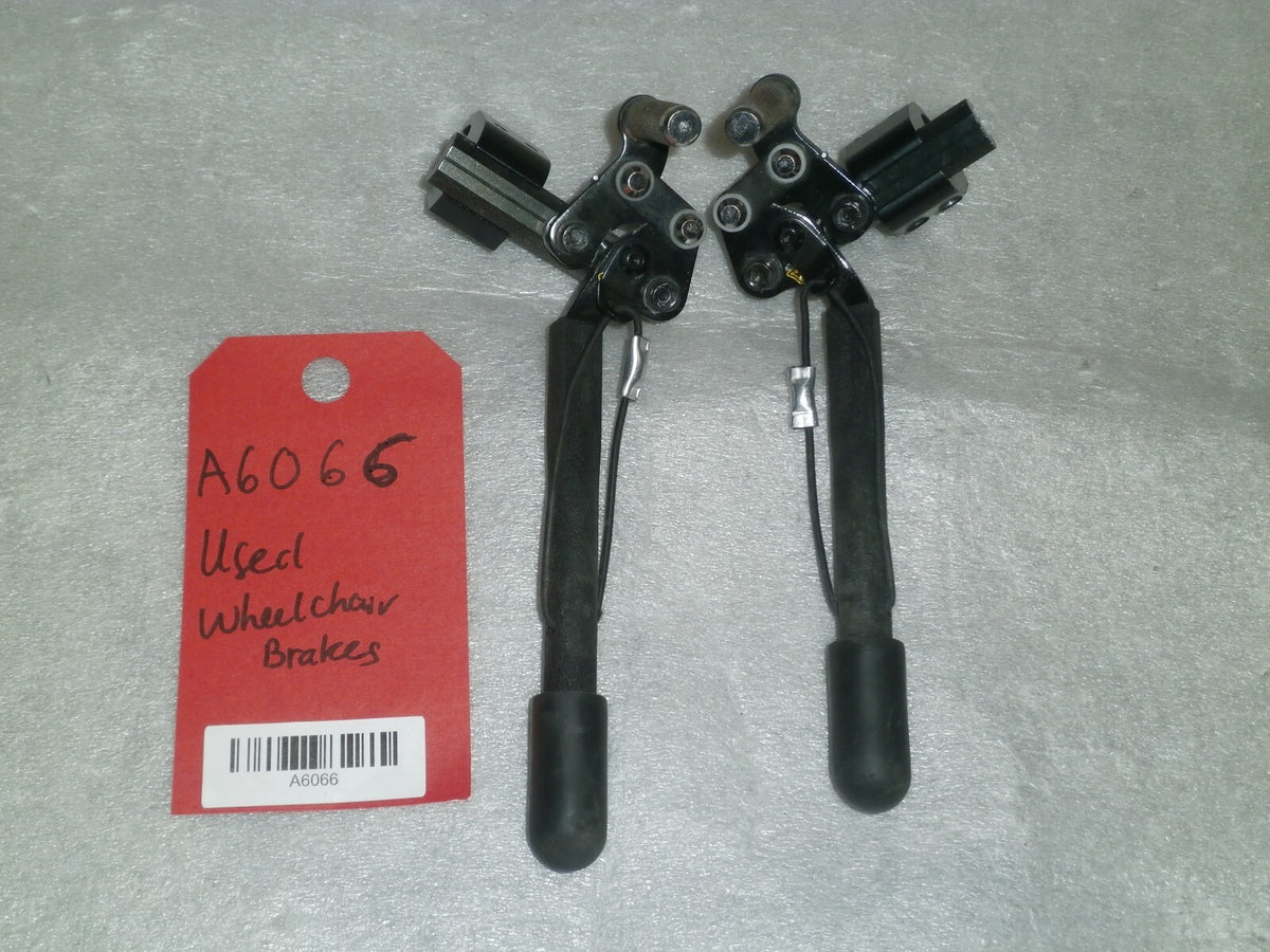 Wheel Locks Wheelchair Long Hand Brake Pull Push Assembly Pair Left Right