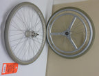 LOT OF TWO-ONE HAND DRIVE WHEELS 24 INCH FOR MYON WHEELCHAIR USED GOOD CONDITION
