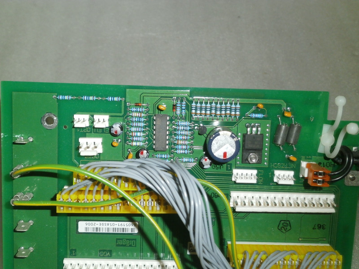 DRAGER APOLLO PRIMUS BOARD PARTS 8605191-PULLED FROM DRAGER PRIMUS