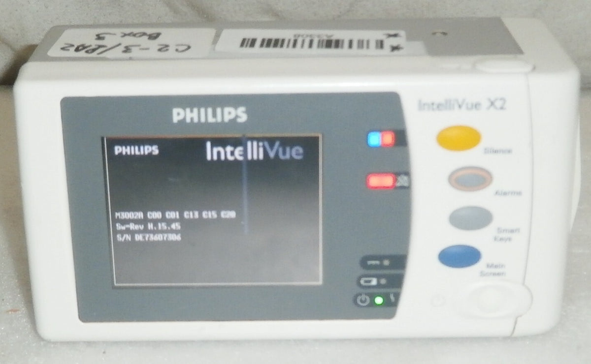 Philips IntelliVue Intelli Vue X2 Vital Sign Patient Monitor M3002A Rev H