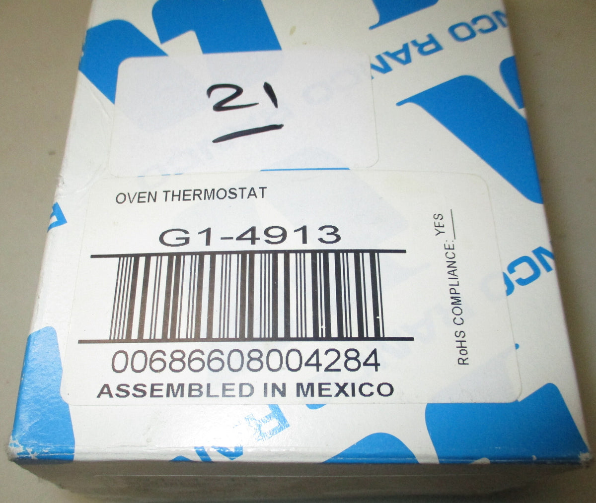 RANCO OVEN THERMOSTAT G1-4913 150 TO 550F AND 72 INCH CAP