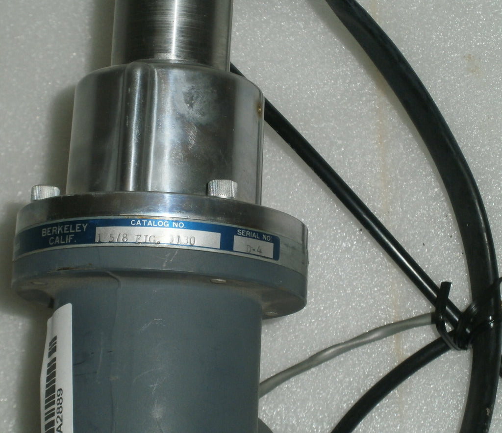 Airco Temescal 6" Fig. 5530 Vacuum Gate Valve, 8 Bolt Holes, 1 5/8 FIG.1130