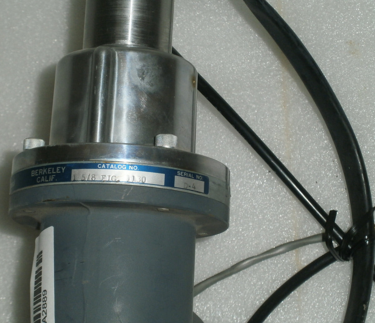 Airco Temescal 6" Fig. 5530 Vacuum Gate Valve, 8 Bolt Holes, 1 5/8 FIG.1130