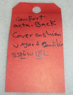 16" Comfort Acta-Relief Wheelchair Back Cushion w/ Cover (No mounting) BS16W18L