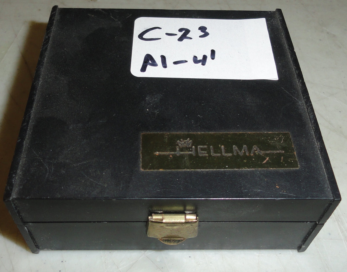 Lot of 2 HELLMA Flow through Cuvettes- QS 1000