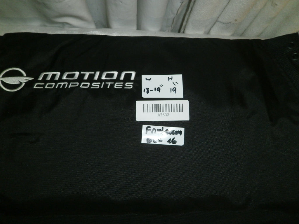 Motion Wheelchair Fabric Adjust Back cover Upholstery Size 18-19" Good Condition