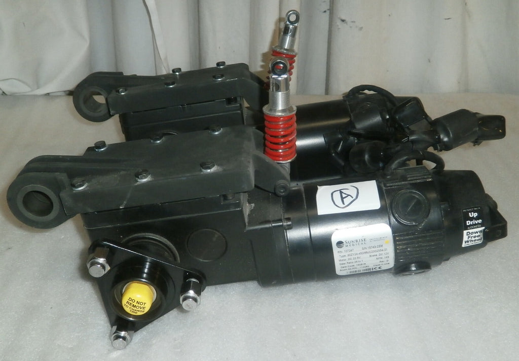 Left & Right Motors for Quickie Sunrise Pulse 6 Power Wheelchair 107247 / 107248