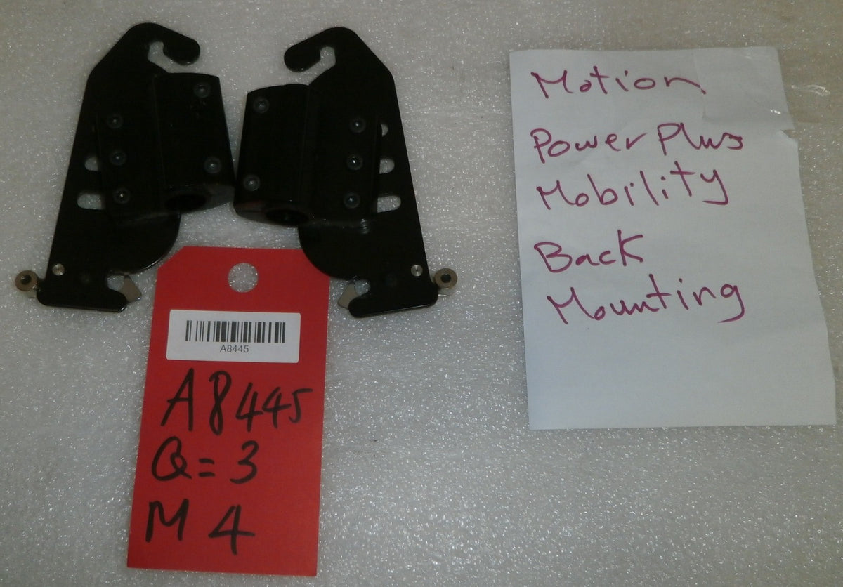 MOTION POWER PLUS MOBILITY BACK MOUNTING-BRACKETS USED GOOD CONDITION