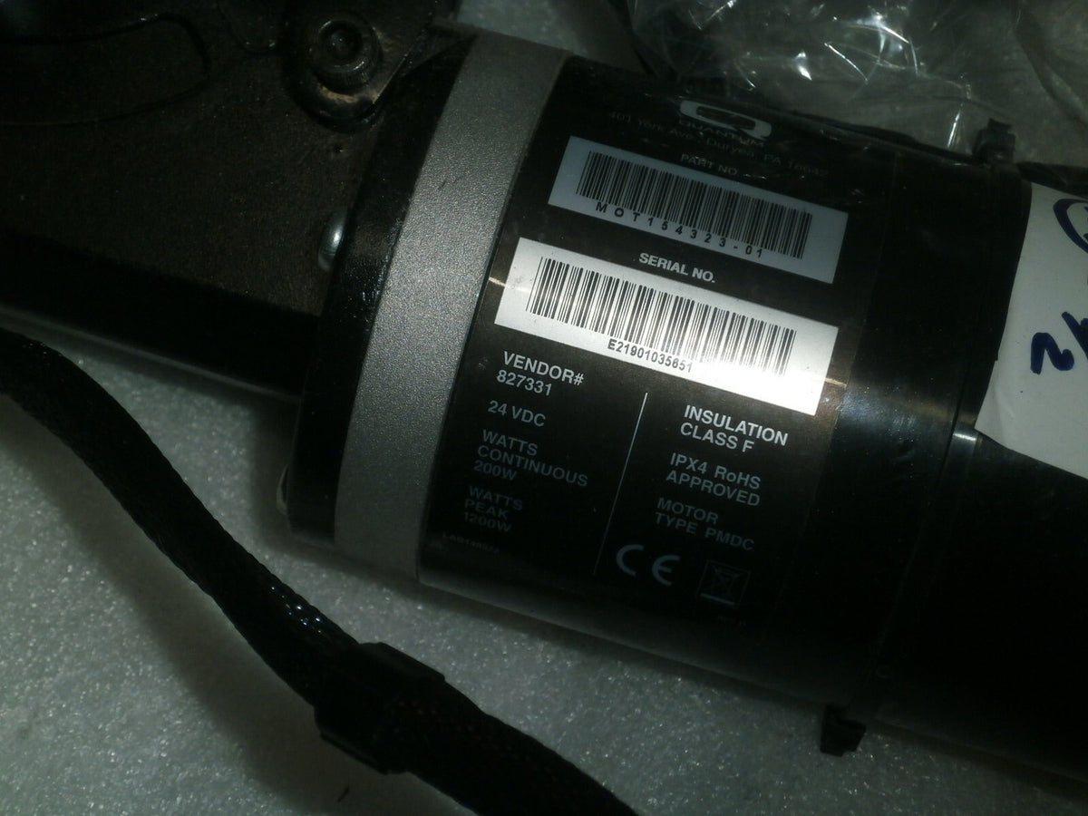 QUANTUM EDGE 2.0 FRONT CASTER WITH MOTORS L&R Part # MOT154323-01/ MOT154324-01