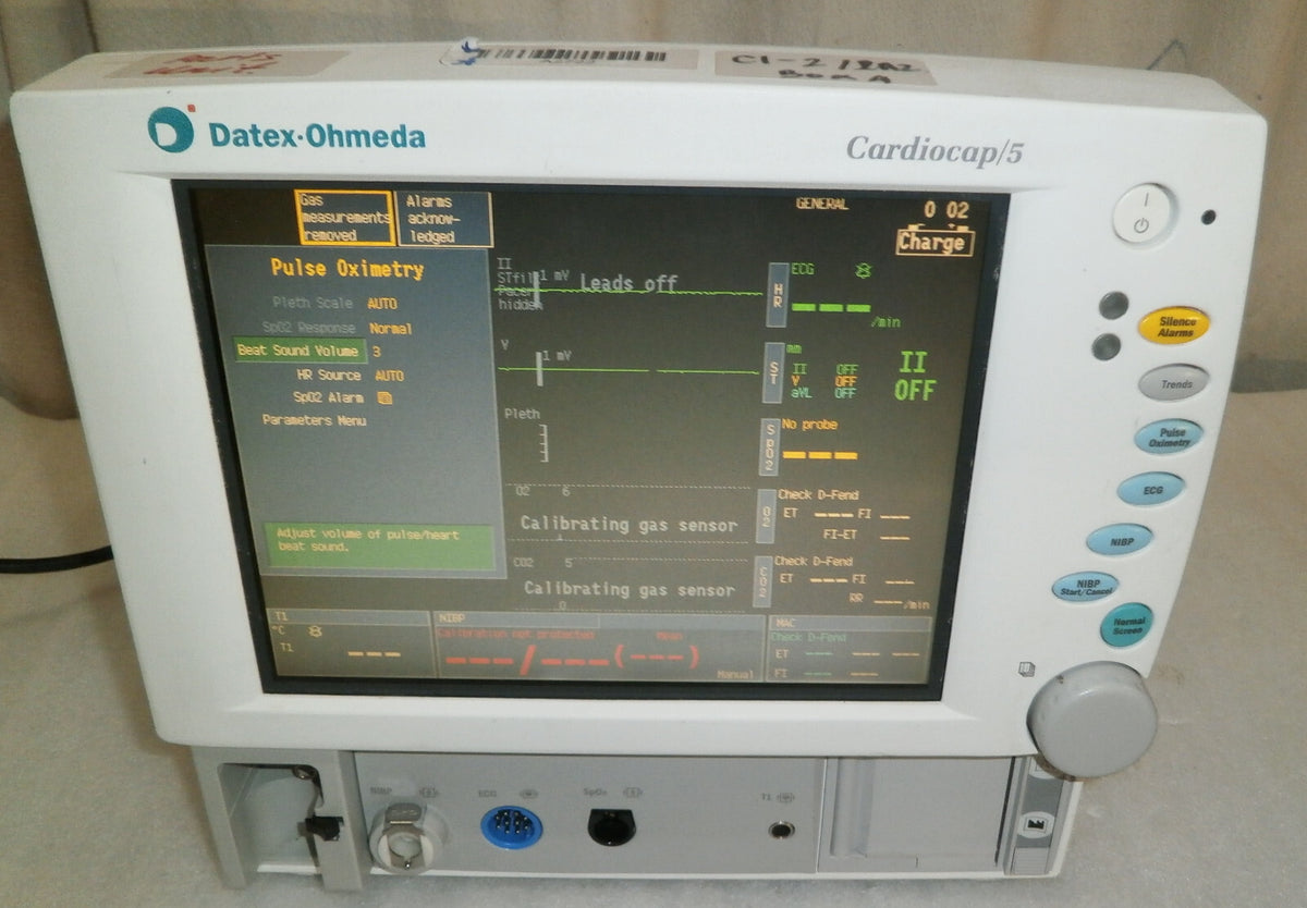 GE Datex-Ohmeda CardioCap 5 Monitor