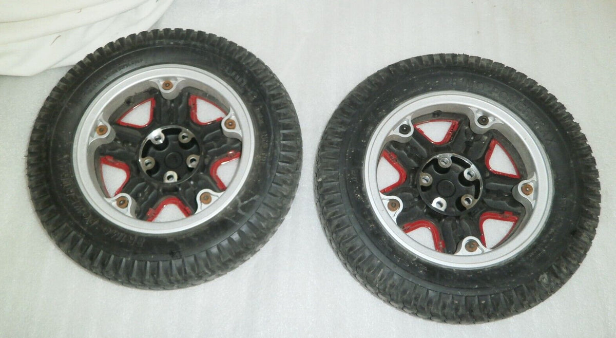 LOT OF 2 3.00-8 Primo POWER TRAX WHEELS SOLID INVACARE TDX-SPII 2022 WHEELCHAIR