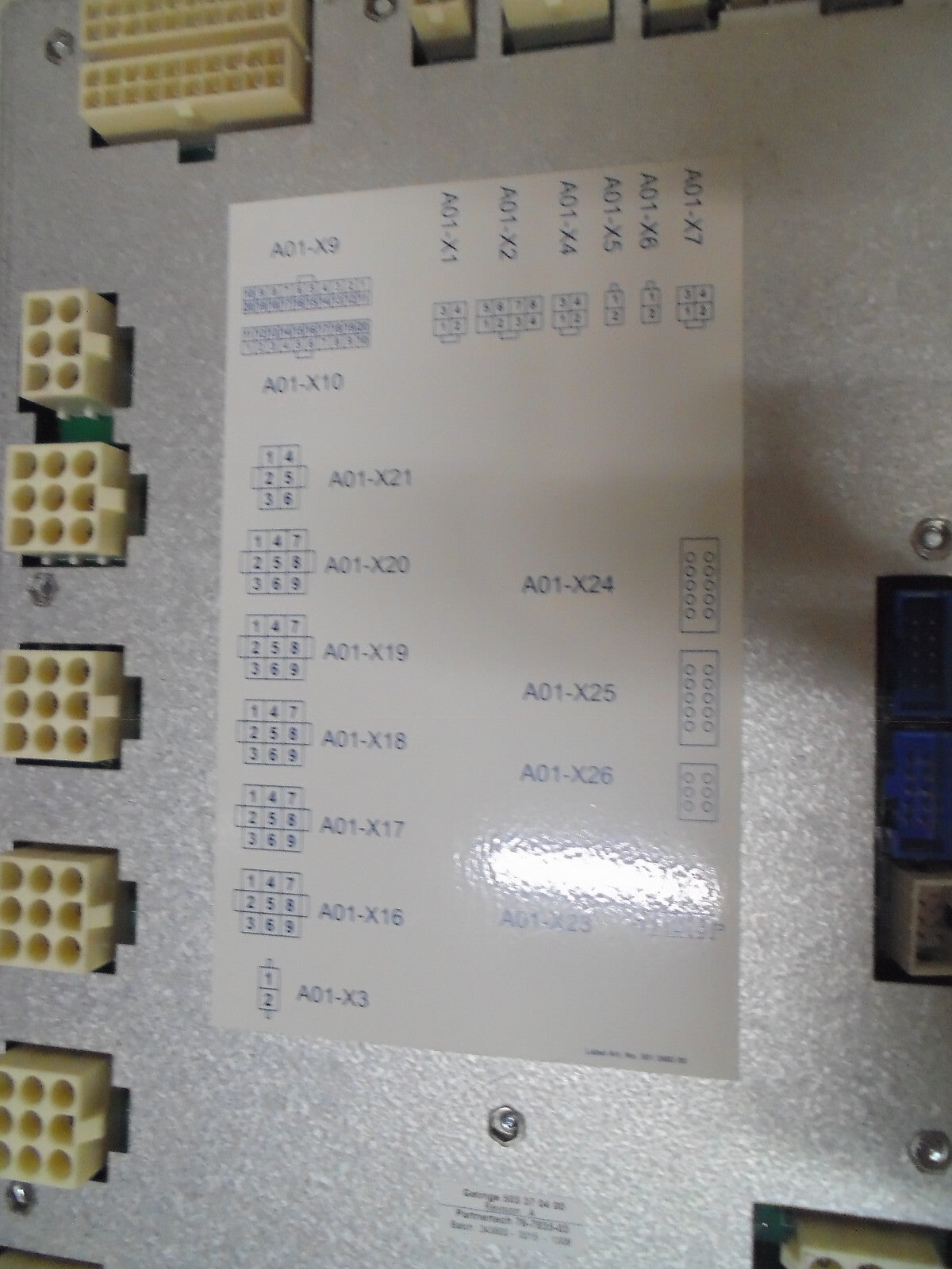 ARJO GETINGE SP6000 CONTROL PANEL 501 26 8400 REF F USED