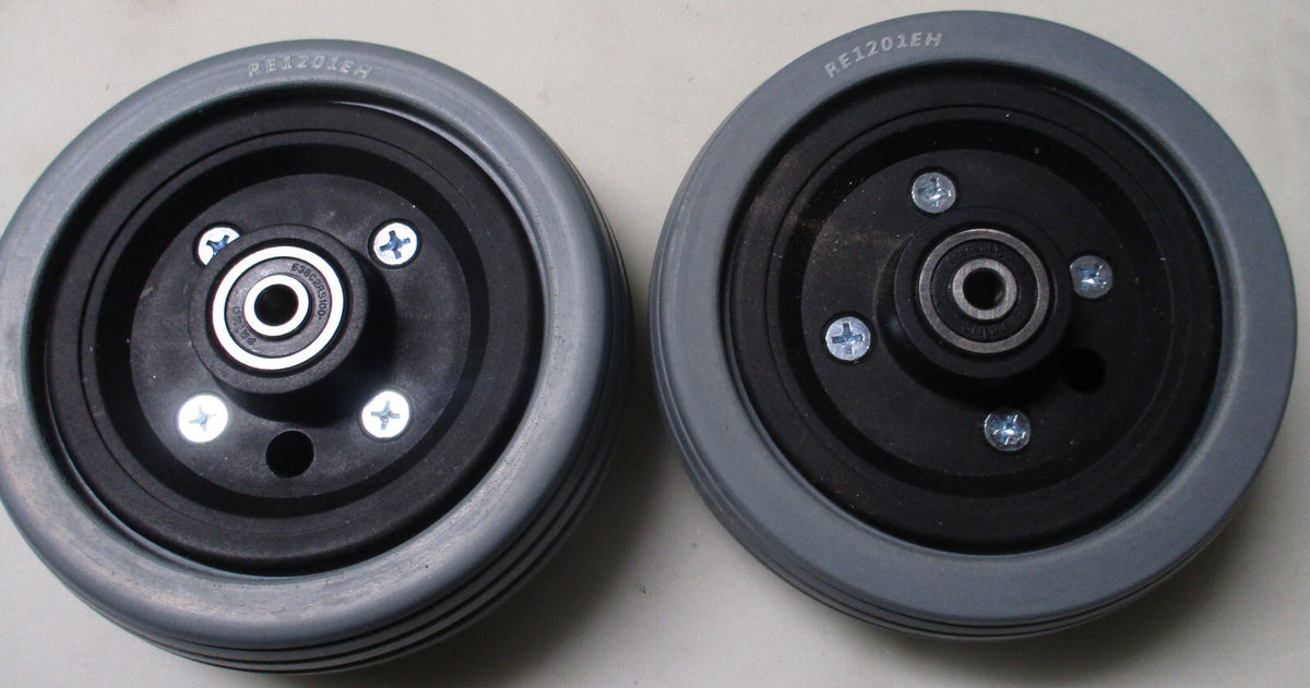 Pride Mobility Part Number:WHLASMB1745 Description: WHEEL,ASSY,CASTER,FLAT FREE,