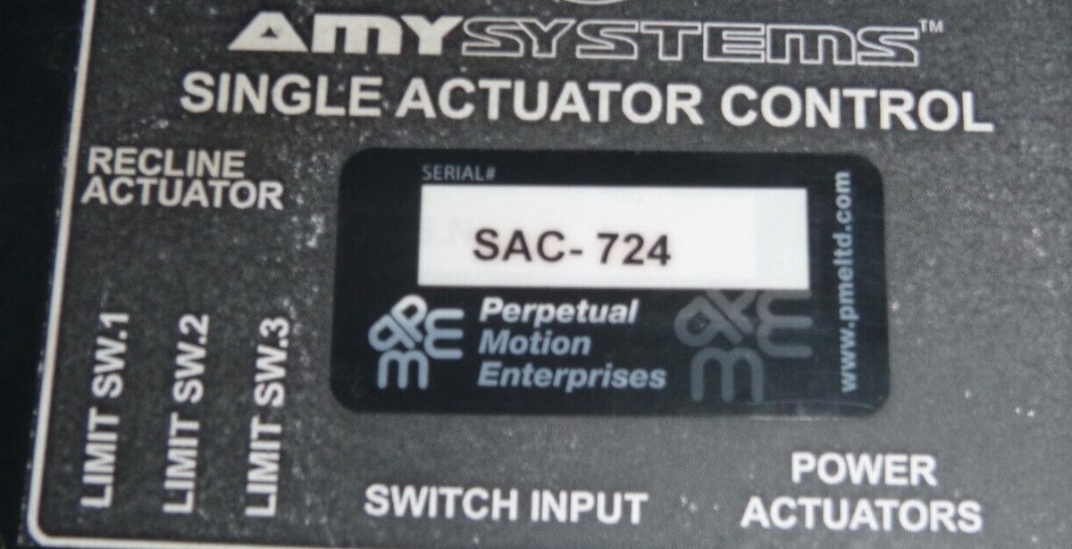 AMY SYSTEMS SINGLE ACTUATOR CONTROL SAC-724 WITH CABLES AS PICTURES